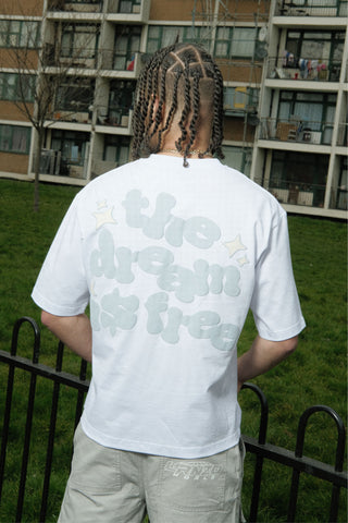 Dream Is Free 2.0 Tee - White/Blue