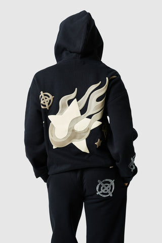 Womens Shoot For The Stars Tracksuit - Black