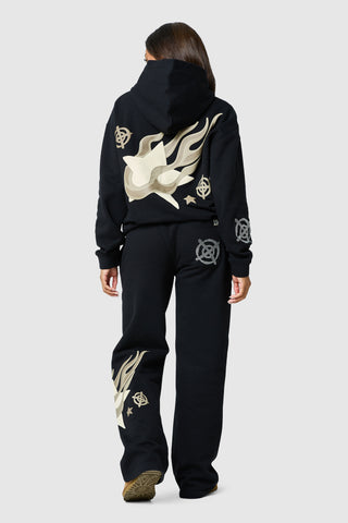 Womens Shoot For The Stars Jogger - Black