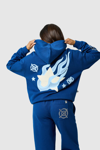 Womens Shoot For The Stars Tracksuit - Ocean Navy