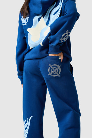 Womens Shoot For The Stars Tracksuit - Ocean Navy