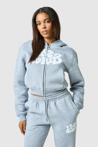 Womens Luna Hood - Grey Marl