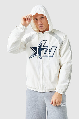 LW Star Windbreaker - White