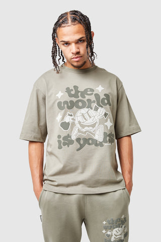 World Is Yours Tee - Green