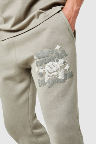 World Is Yours Jogger - Kaki