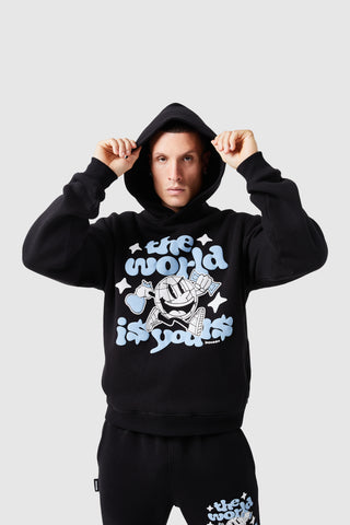 World Is Yours Hood - Zwart