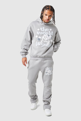 World Is Yours Jogger - Staalgrijs