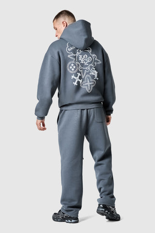 Icon Camo Tracksuit - Graphite Grey