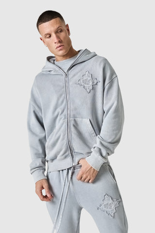Icon Tracksuit - Granite Grey