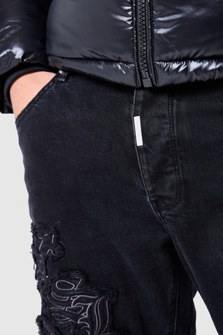 Icon Patch Jean - Black