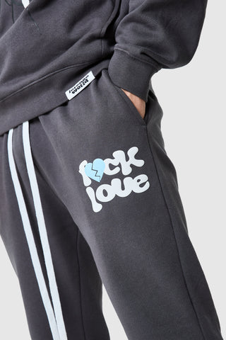 Fxck Love Jogger - Volcano Grey