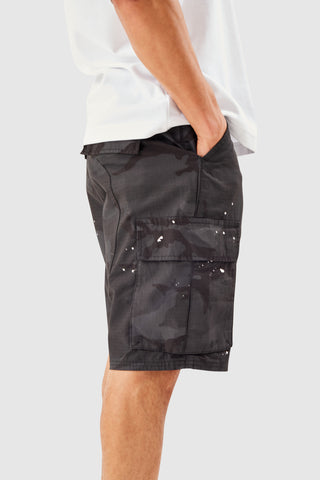 General Cargo Short - Black Camo