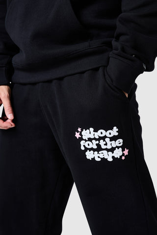 Shoot For The Stars Jogger - Black