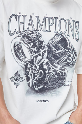 Icon Rings Tee - White