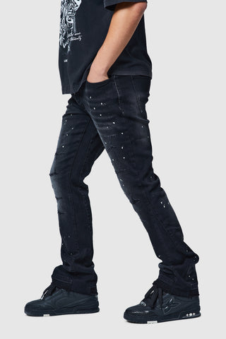 Jean Oasis 2.0 - Noir/Bleach