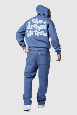 Dream Is Free 2.0 Hood - Petrol Blue