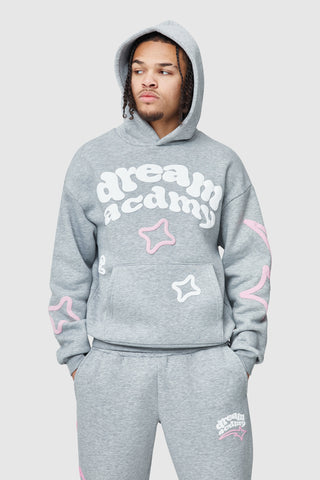 Dream Acdmy Hood - Grey Marl