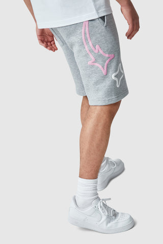 Dream Acdmy Hood Twinset - Grey Marl