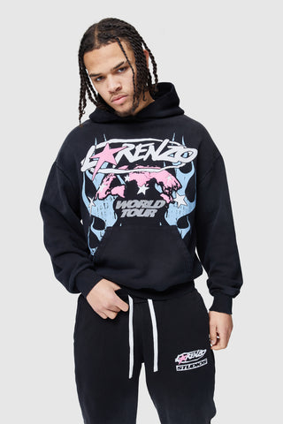 World Tour Hood - Black