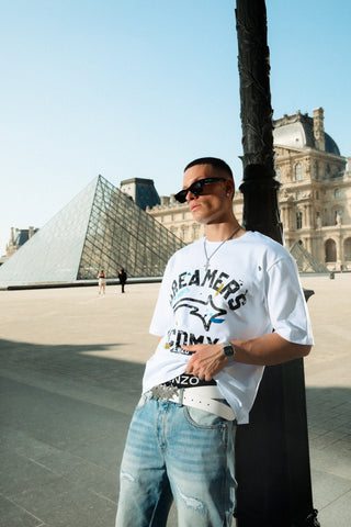 Dreamers Paint Tee - White