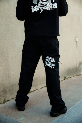 World Is Yours Cargo Pant - Black